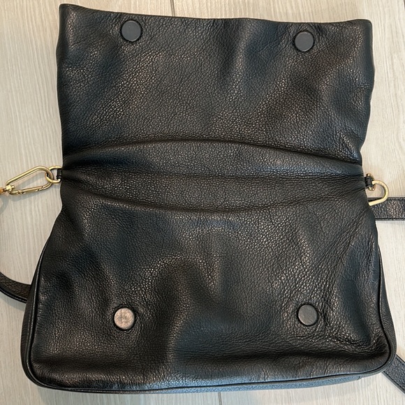 Tory Burch Amalie Pebbled Leather Foldover Crossbody - Picture 8 of 14